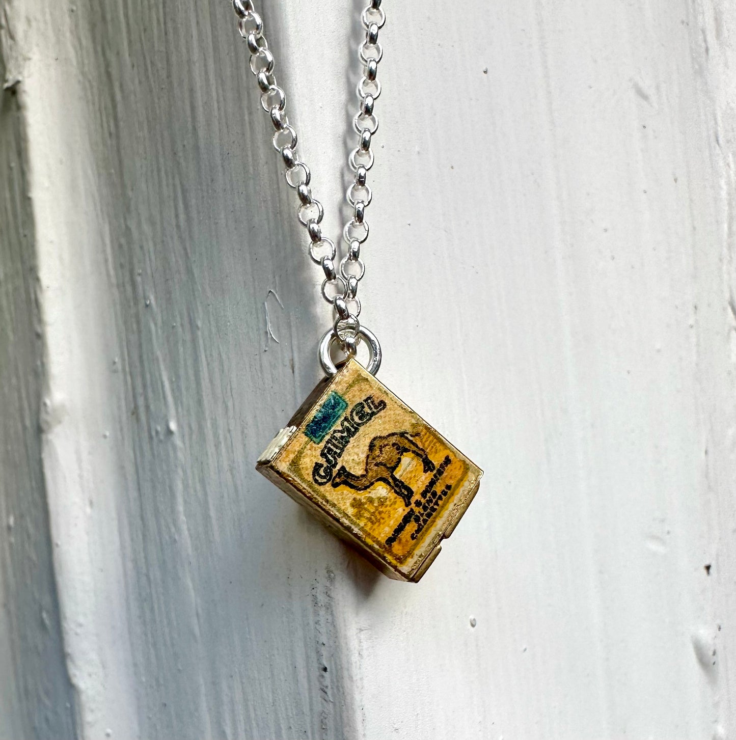1930’s Moving Cigarette Charm Necklace