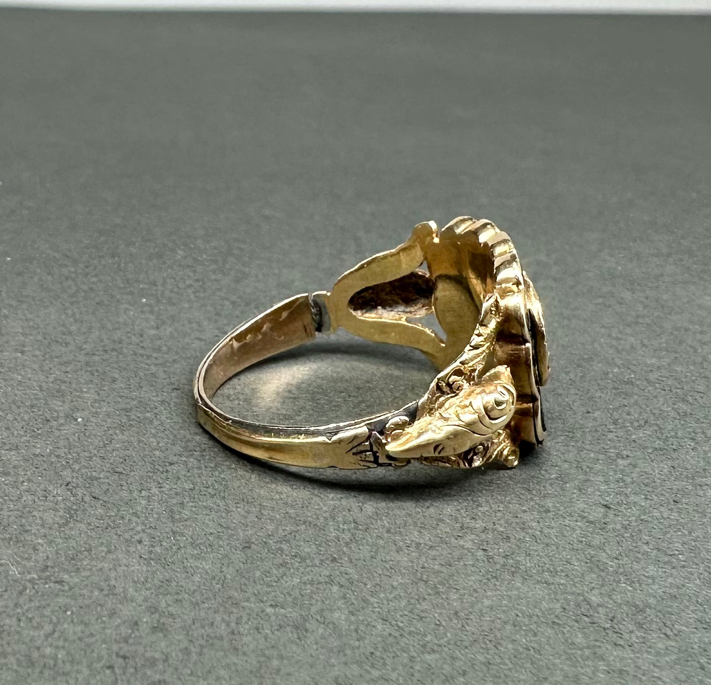 Georgian “In Memory Of” Hair Ring