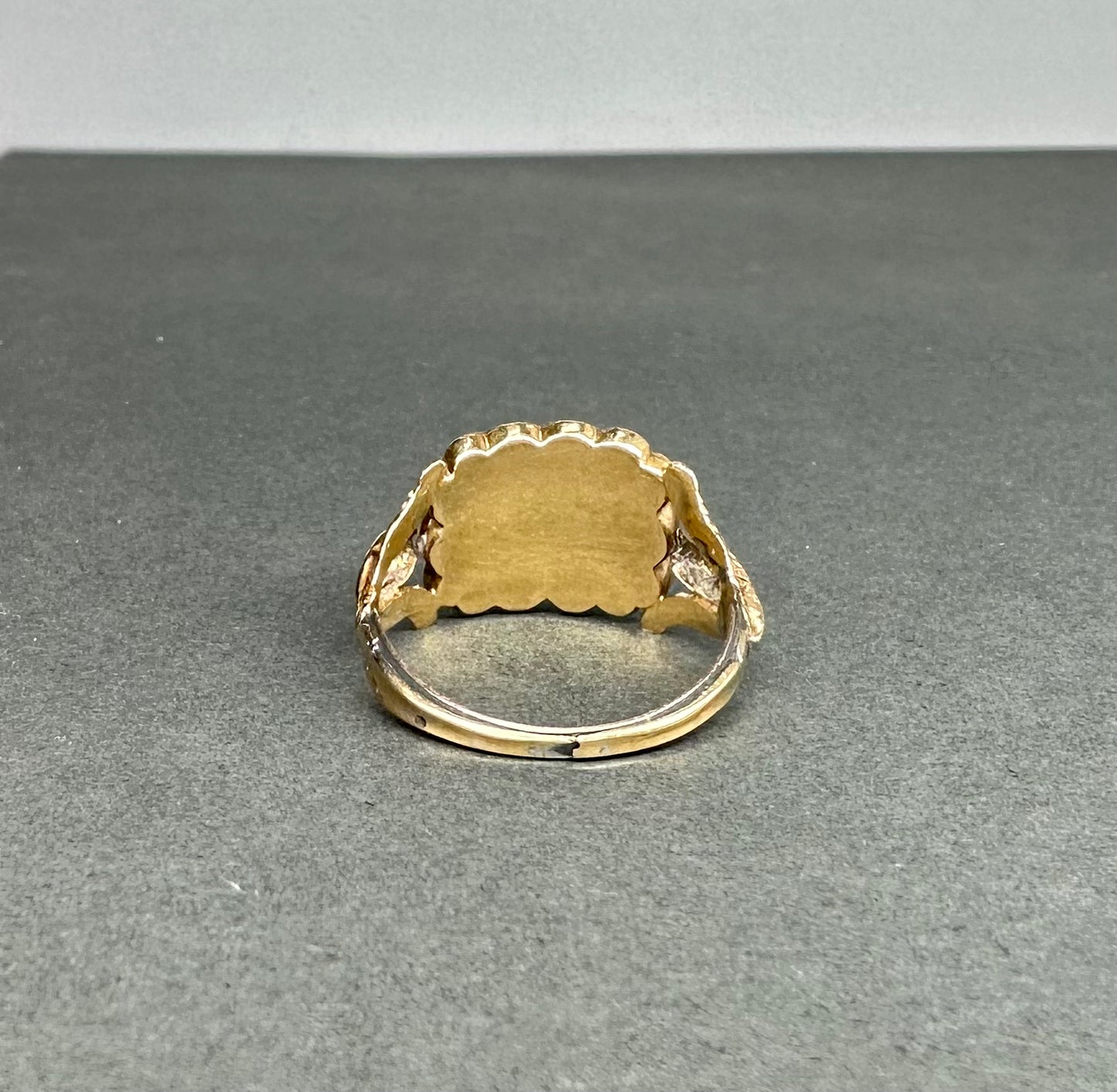 Georgian “In Memory Of” Hair Ring