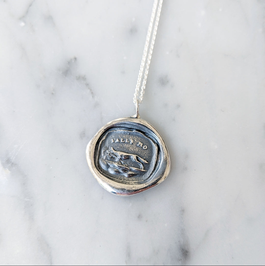 Tally Ho Wax Seal Necklace