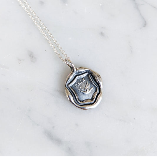 Paix Wax Seal Necklace