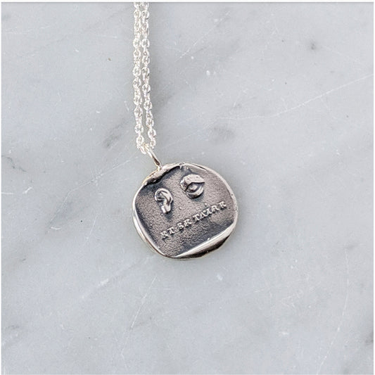 Et Se Taire Wax Seal Necklace