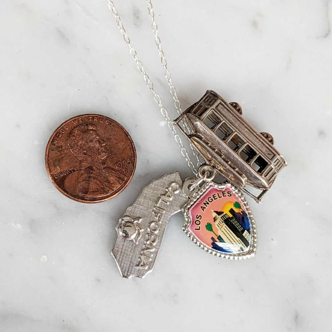 Vintage California Charm Necklace