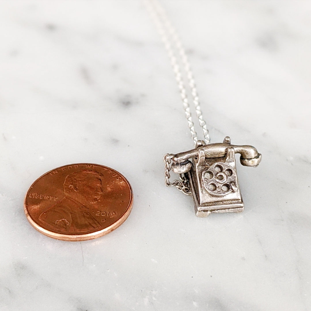 Antique Telephone Necklace