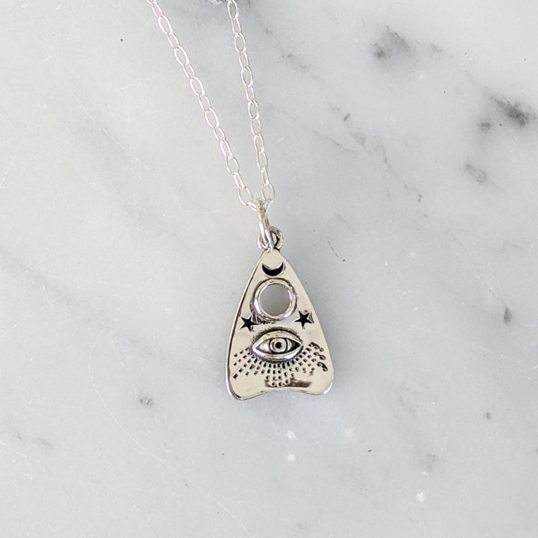 Ouija Planchette Charm Necklace