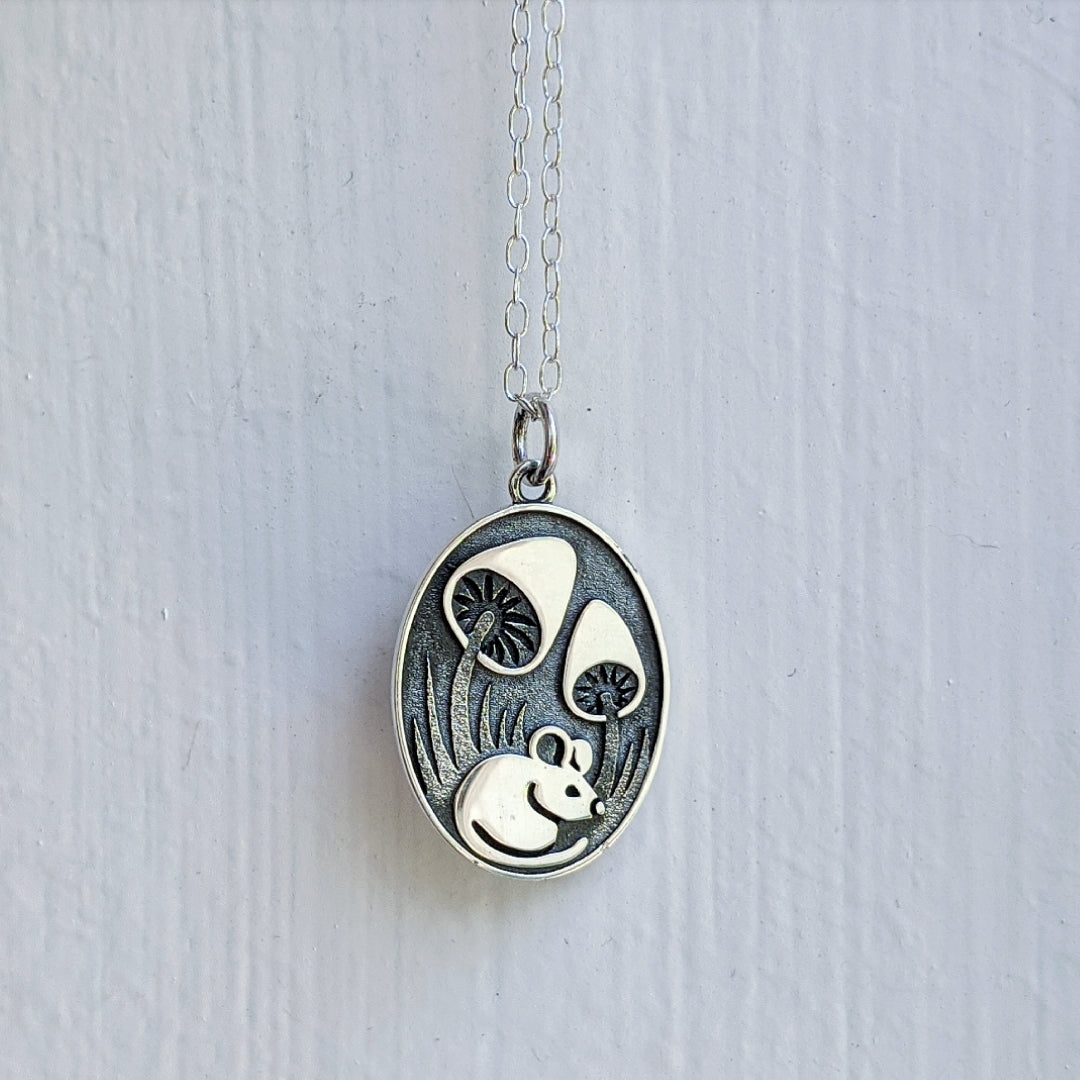 Hidden Mouse Necklace