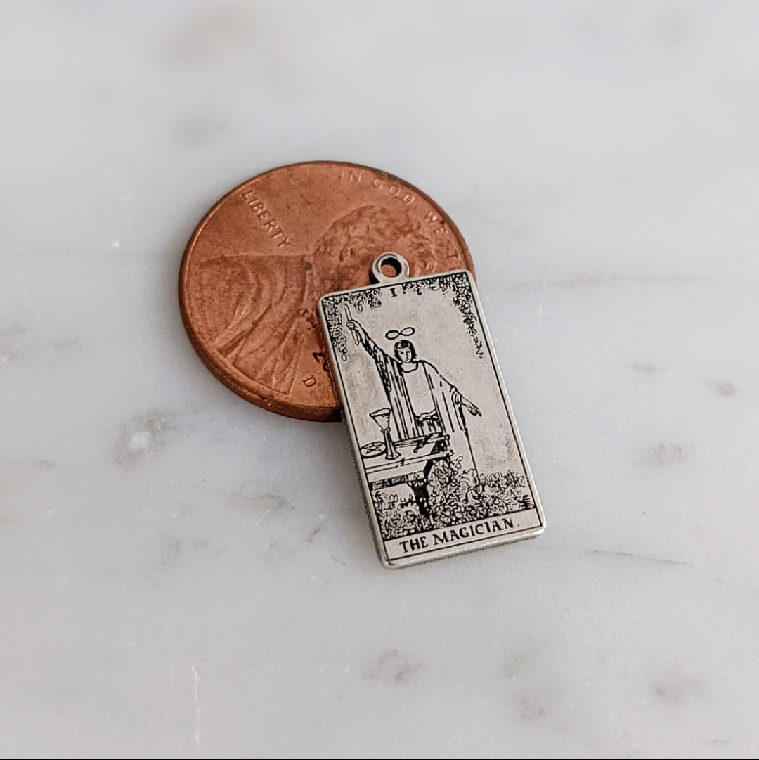 Tarot Card Charm Necklace