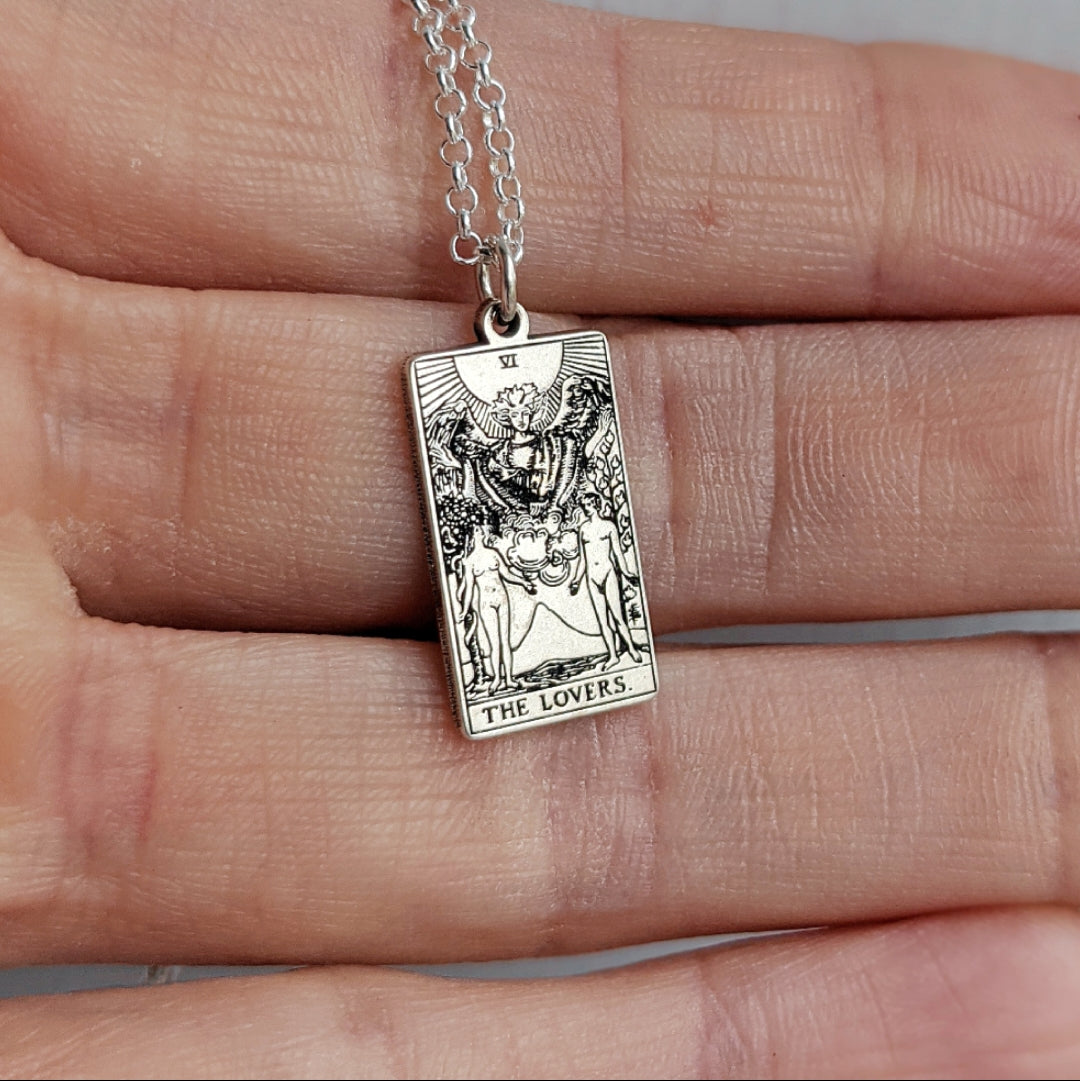 Tarot Card Charm Necklace