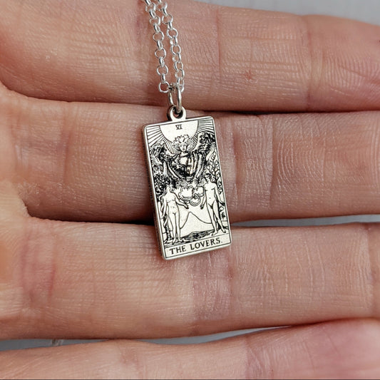 Tarot Card Charm Necklace