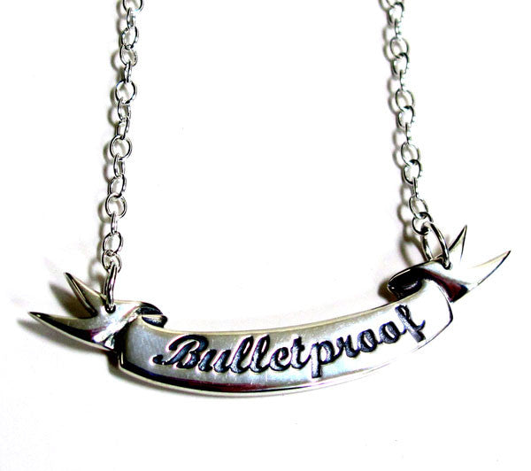 Bulletproof Banner Necklace