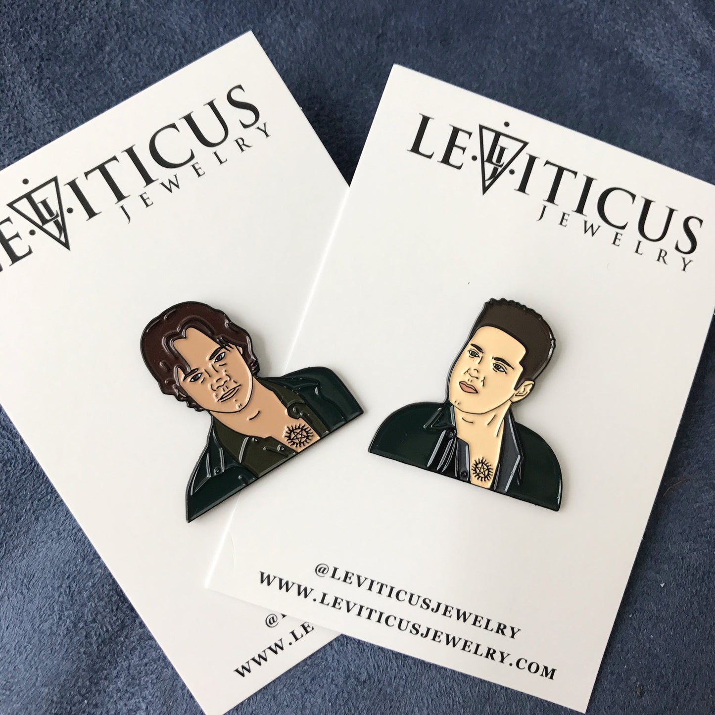 Sam and Dean Winchester Pins
