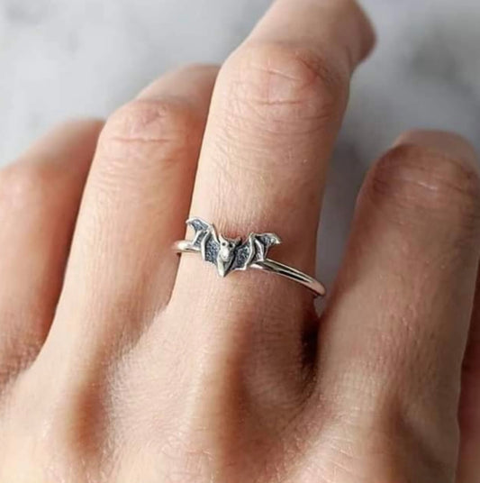Sterling Bat Ring