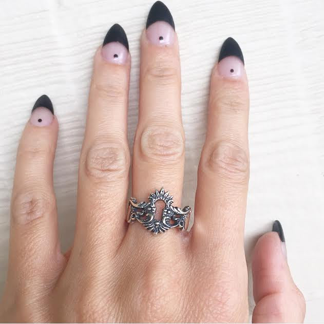 Victorian Keyhole Ring