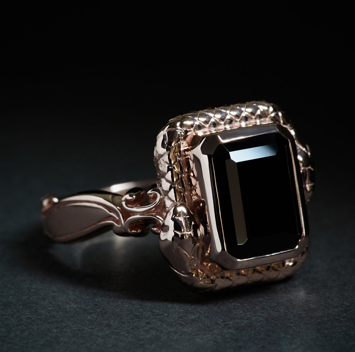 Serpent and Scroll Ring