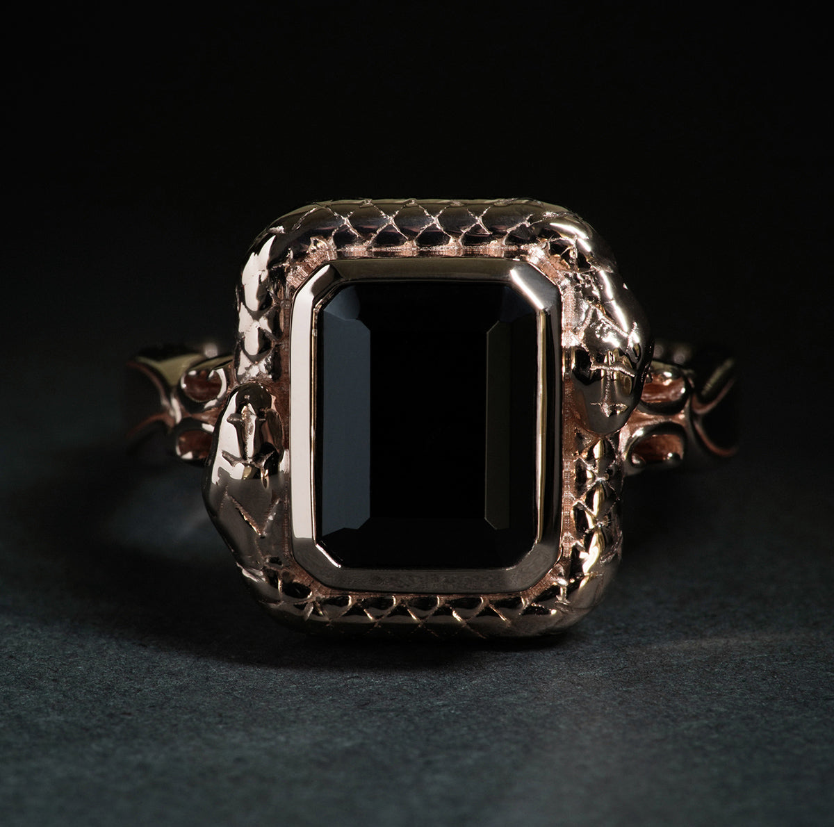 Serpent and Scroll Ring