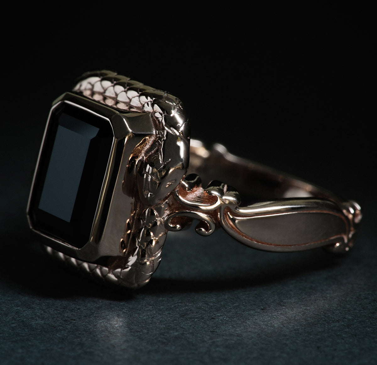 Serpent and Scroll Ring
