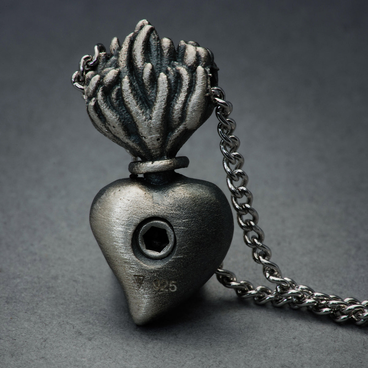 Sacred Heart Urn Necklace