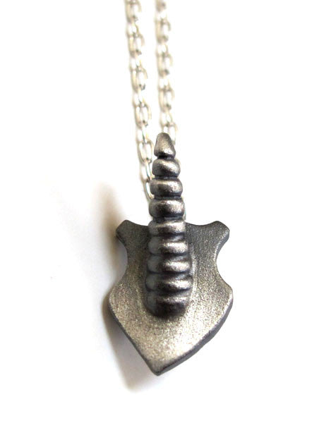 Mounted Unicorn Pendant Necklace