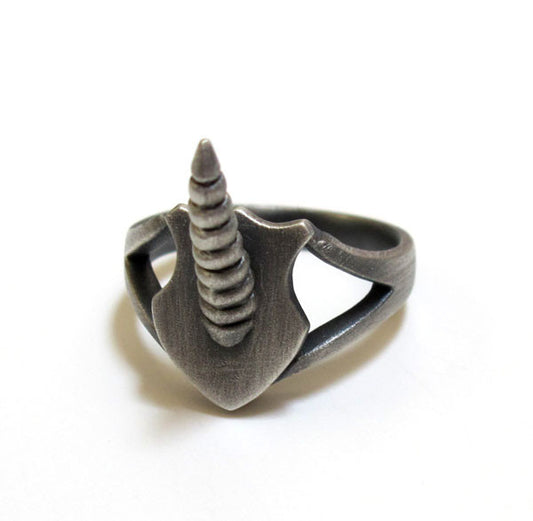 Mounted Unicorn Horn Ring