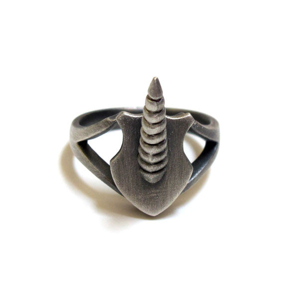 Mounted Unicorn Horn Ring