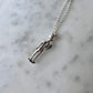 Sterling Alien Necklace