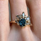 Blue Diamond Beam Ring