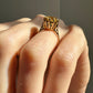 Antique 9ct Citrine Solitaire Ring