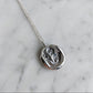 1920's Lady Wax Seal Necklace