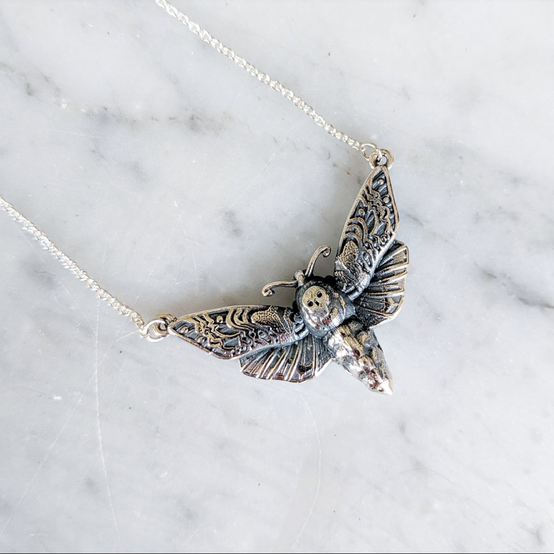 Death Head Moth Necklace