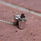 Antique Drunk Martini Shaker Necklace