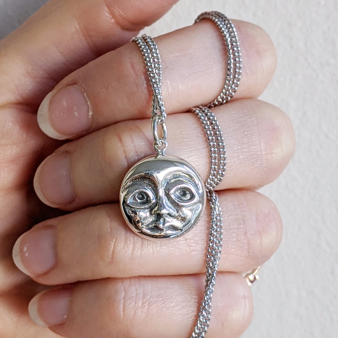Man In the Moon Necklace