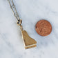 Vintage Piano Poison Pendant Necklace
