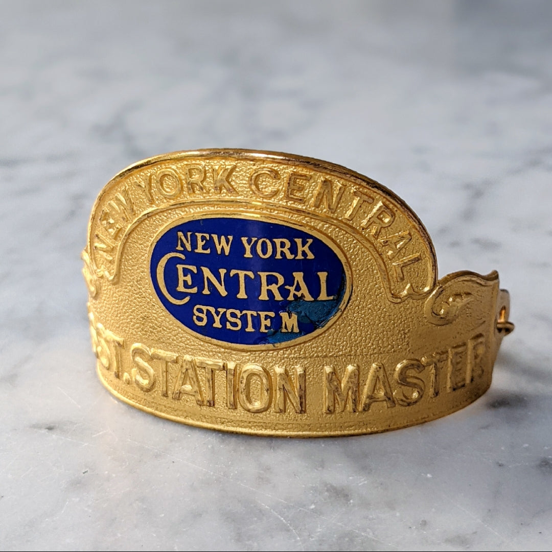 New York Central Street Car Hat Badge Bracelet