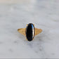 Antique Art Nouveau 14k Gold Onyx Ring