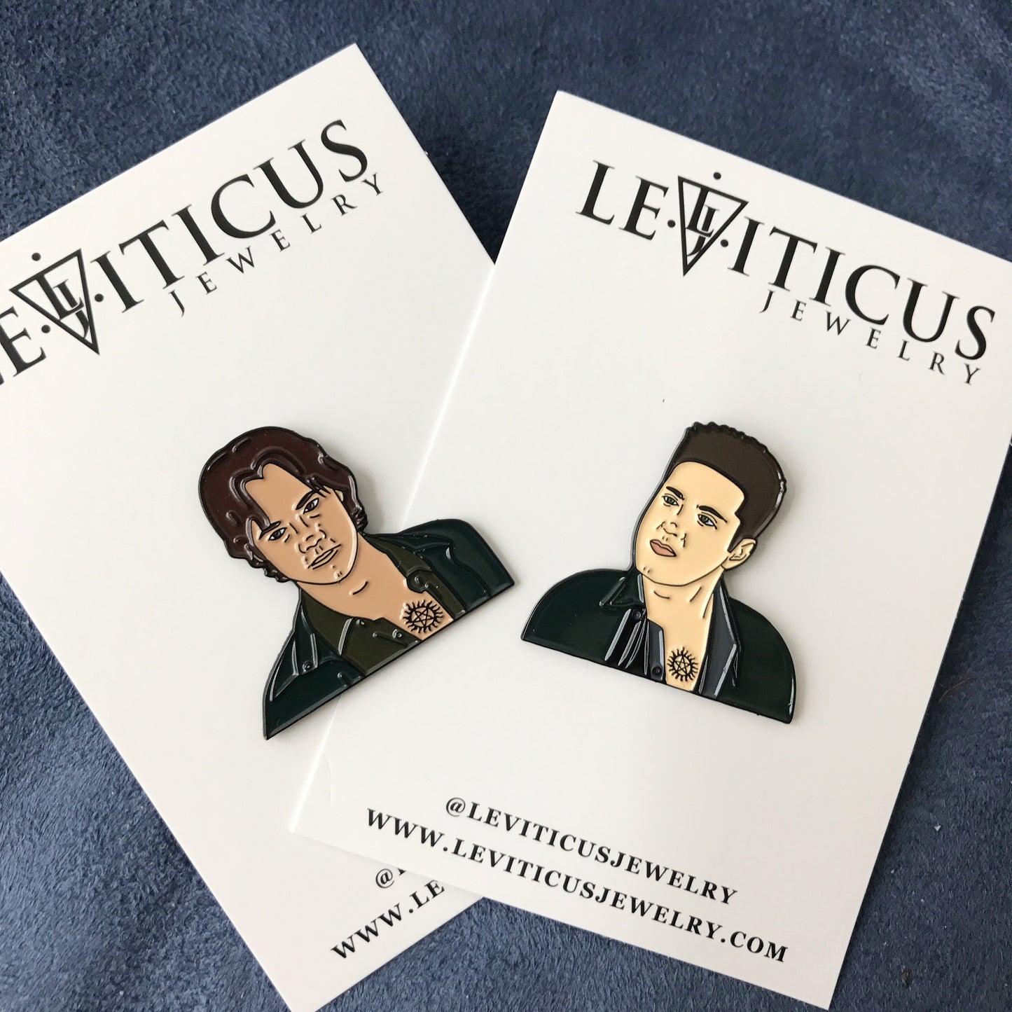 Sam and Dean Winchester Pins