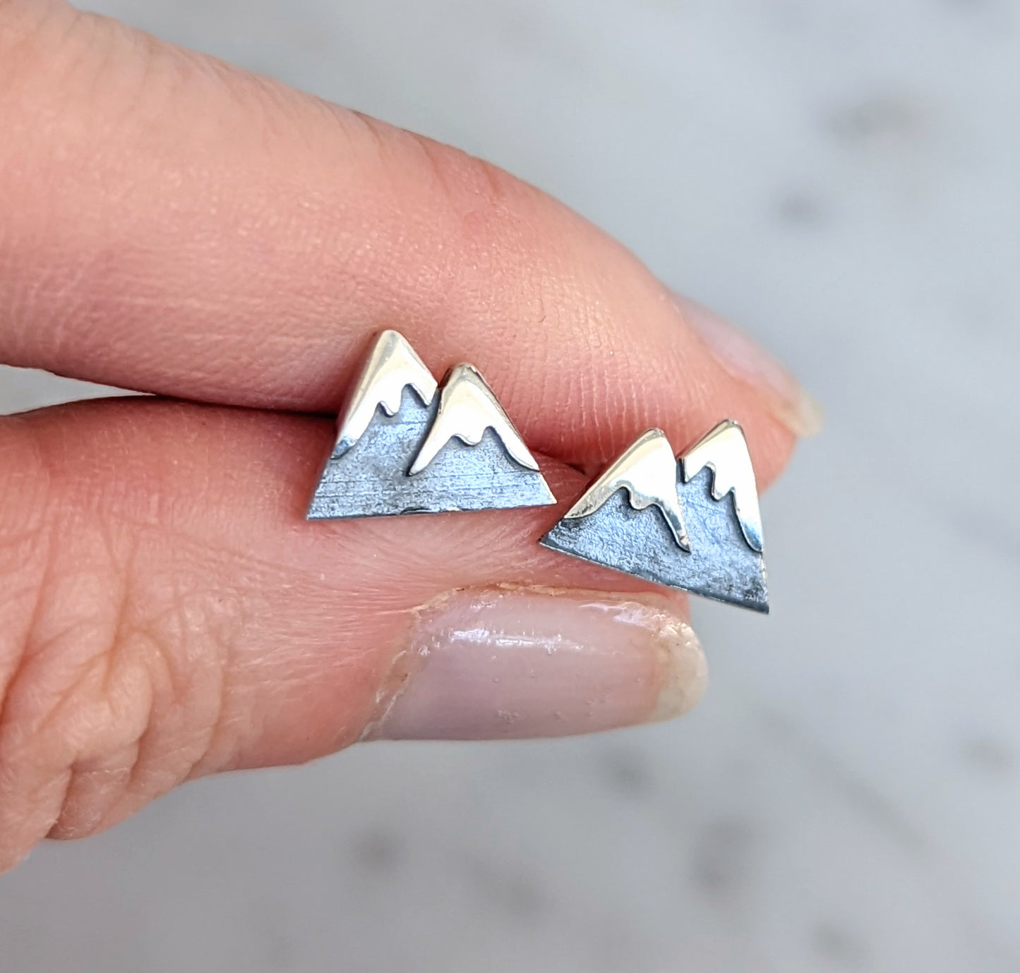 Sterling Mountain Earrings