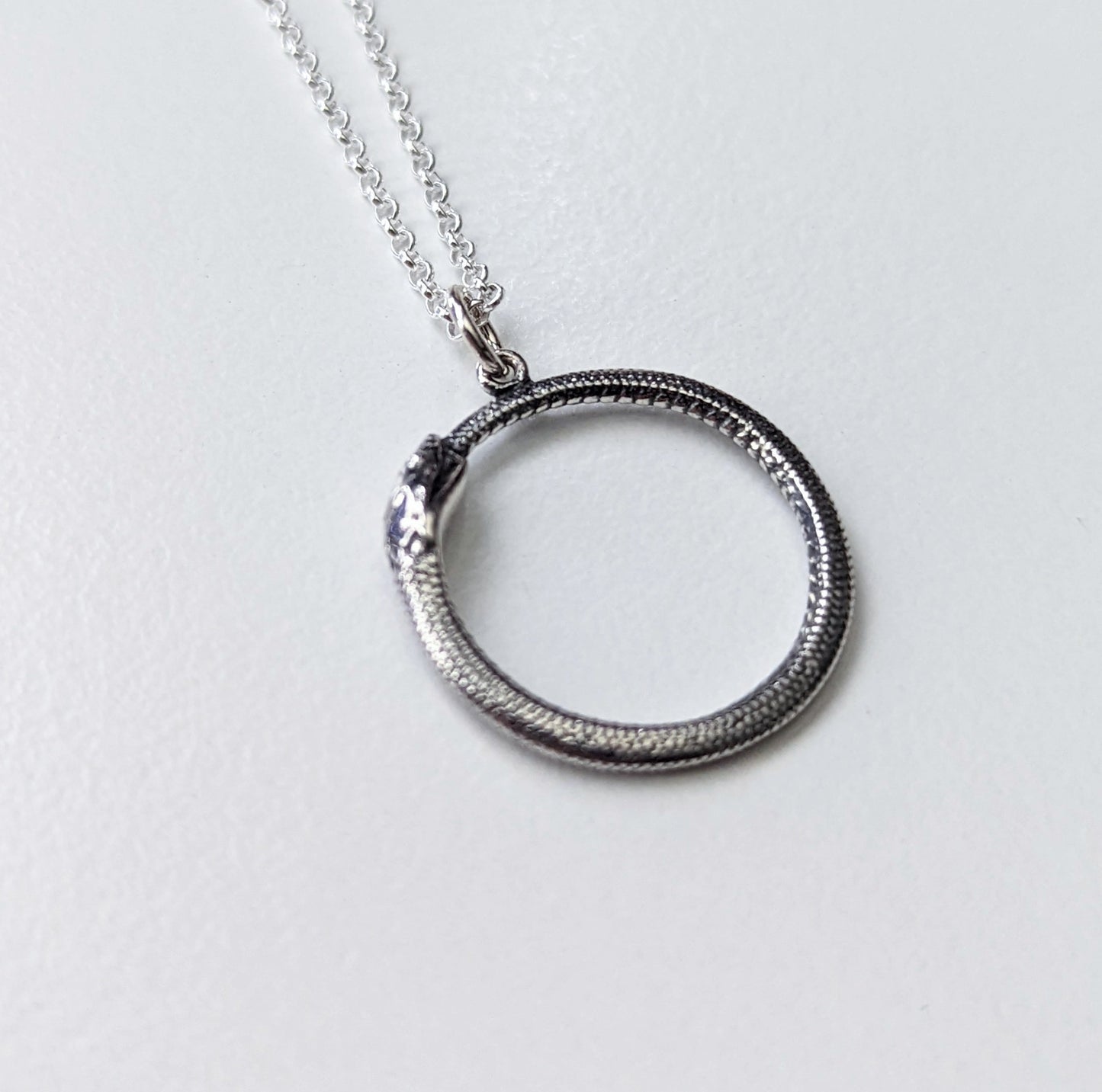 Sterling Ouroboros Necklace
