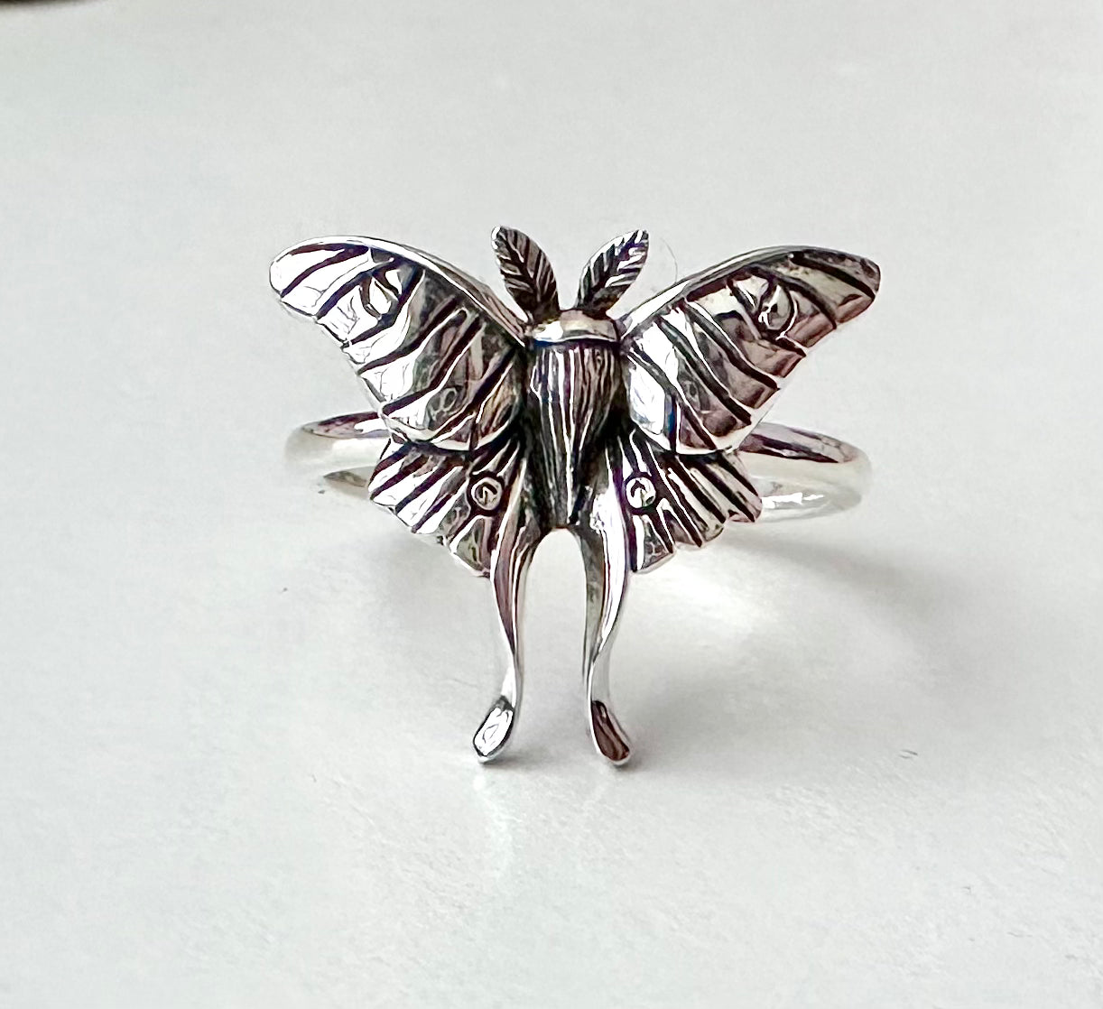 Luna Moth Ring