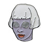 Spiral Eyes Girl Pin