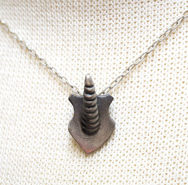 Mounted Unicorn Pendant Necklace